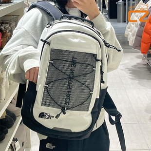 北面黑白奶蓝多功能登山户外运动通勤学生电脑大小容量双肩背书包
