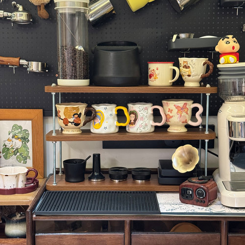 中古马克杯咖啡杯可调节置物架