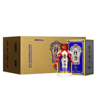 2018-19年珍酒小珍五 100ml*12 贵州珍酒厂酱香型礼盒小酒版白酒