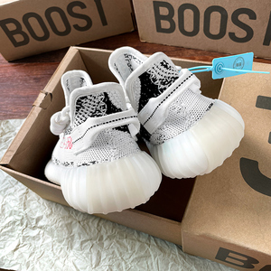 广椰子鞋350白斑马正品男鞋2024新款真爆蒲田运动鞋女潮OG YEEZY