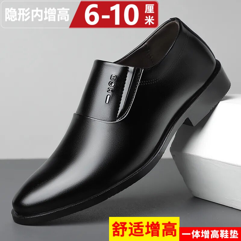 隐形内增高10cm男鞋休闲皮鞋