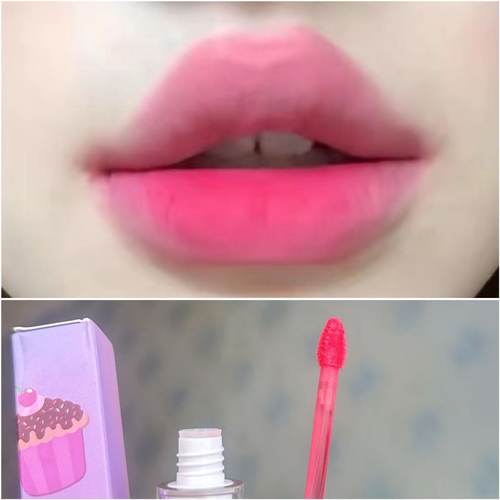 她素唇泥蜜桃樱花粉云感唇泥浅玫粉唇釉女团色不沾杯口红哑光唇光