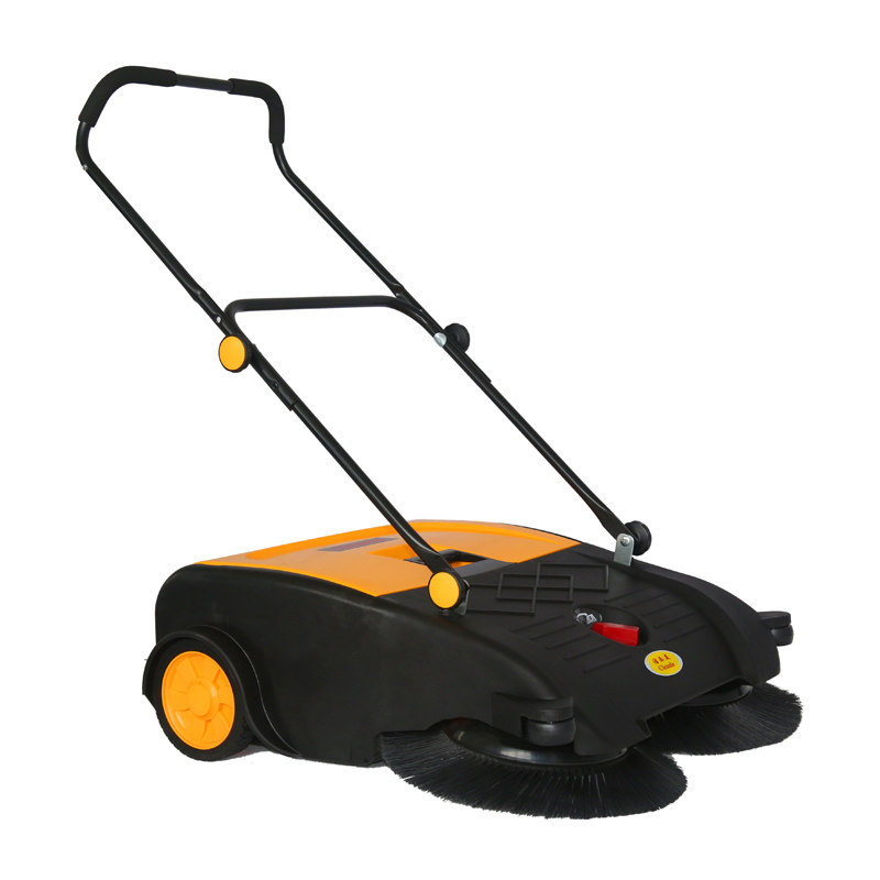 结力750工业手推式扫地机公园街道粉尘/颗粒/落叶/矿泉水瓶清扫车