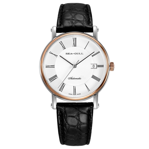 Seagull海鸥18k玫瑰机械表带