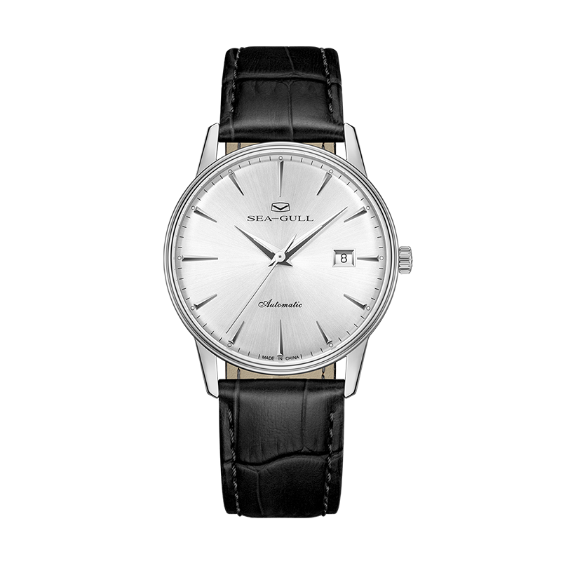 新品海鸥表自动机械表经典款纤薄商务男女款情侣腕表皮带手表1092