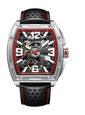 海鸥表手表中国赛车队联名款机械表男士街霸系列镂空赛车手表6166