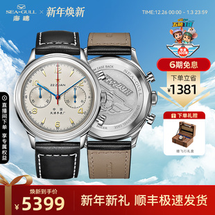 联名款 表1963 海鸥表X舒克贝塔联名限量机械表手表飞行员计时码