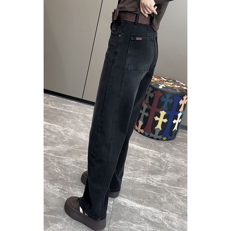 2025秋季新款弯刀牛仔裤