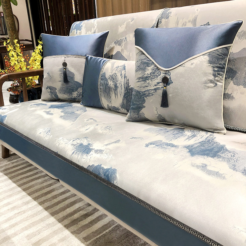 新中式国风沙发垫四季高档轻奢简约123组合客厅异形贵妃套罩盖布,居家布艺,沙发垫,淘宝优惠券,粉丝福利购,淘宝优惠卷