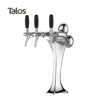 Talos塔罗斯精酿啤酒打酒头生啤机啤酒柱蛇型酒塔3孔带灯1032306