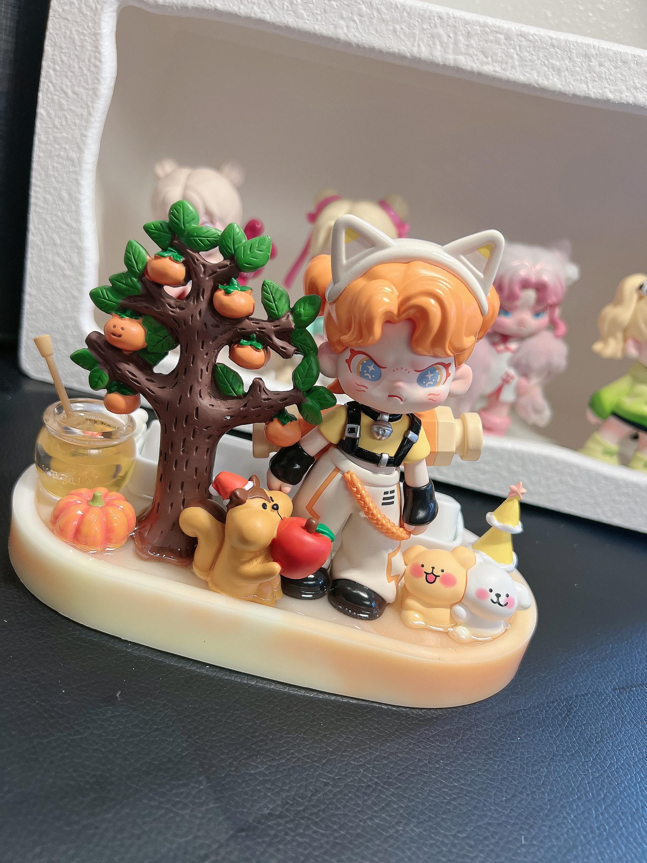 正版娃Dora大表姐临时停车牌车内摆件diy纯手工制作创意新年礼物