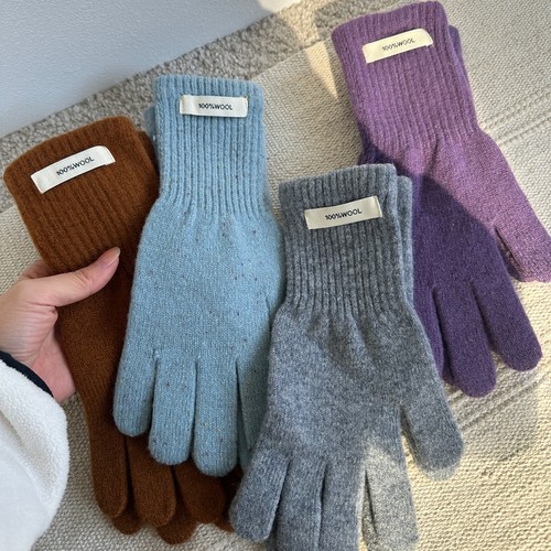 羊毛加长型修身款保暖冬季手套