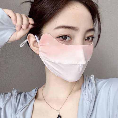冰丝可爱夏季女防晒显脸小面罩