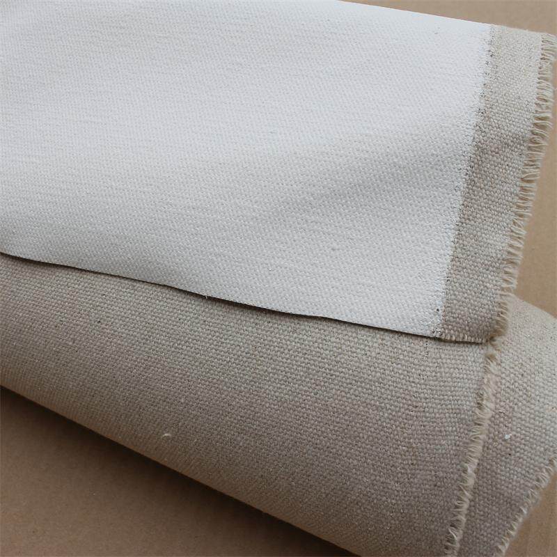 一米包邮 沭彩画材 630克加厚中纹混纺亚麻布 油画布 220cm门幅