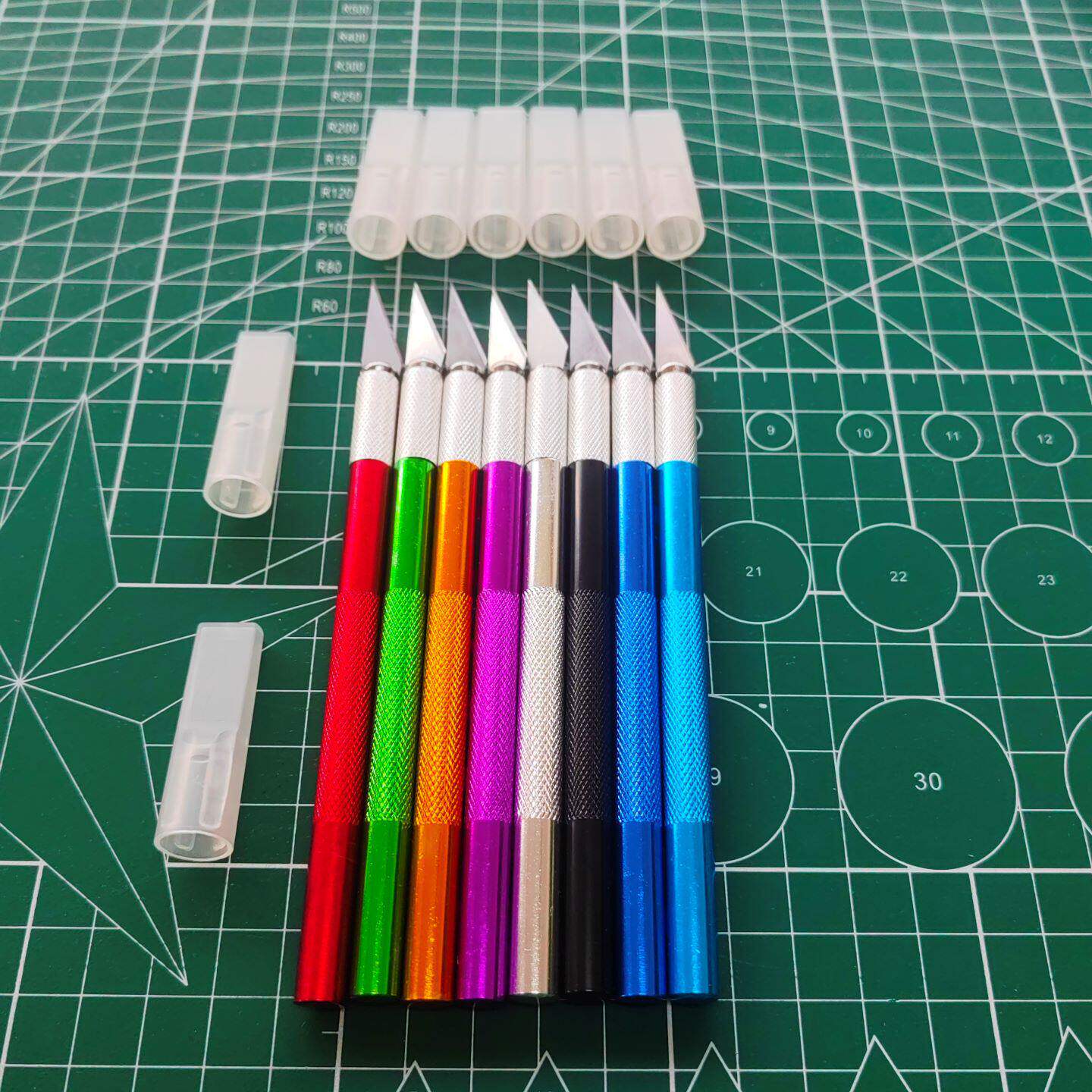 ins风美工刀铝合金笔刀雕