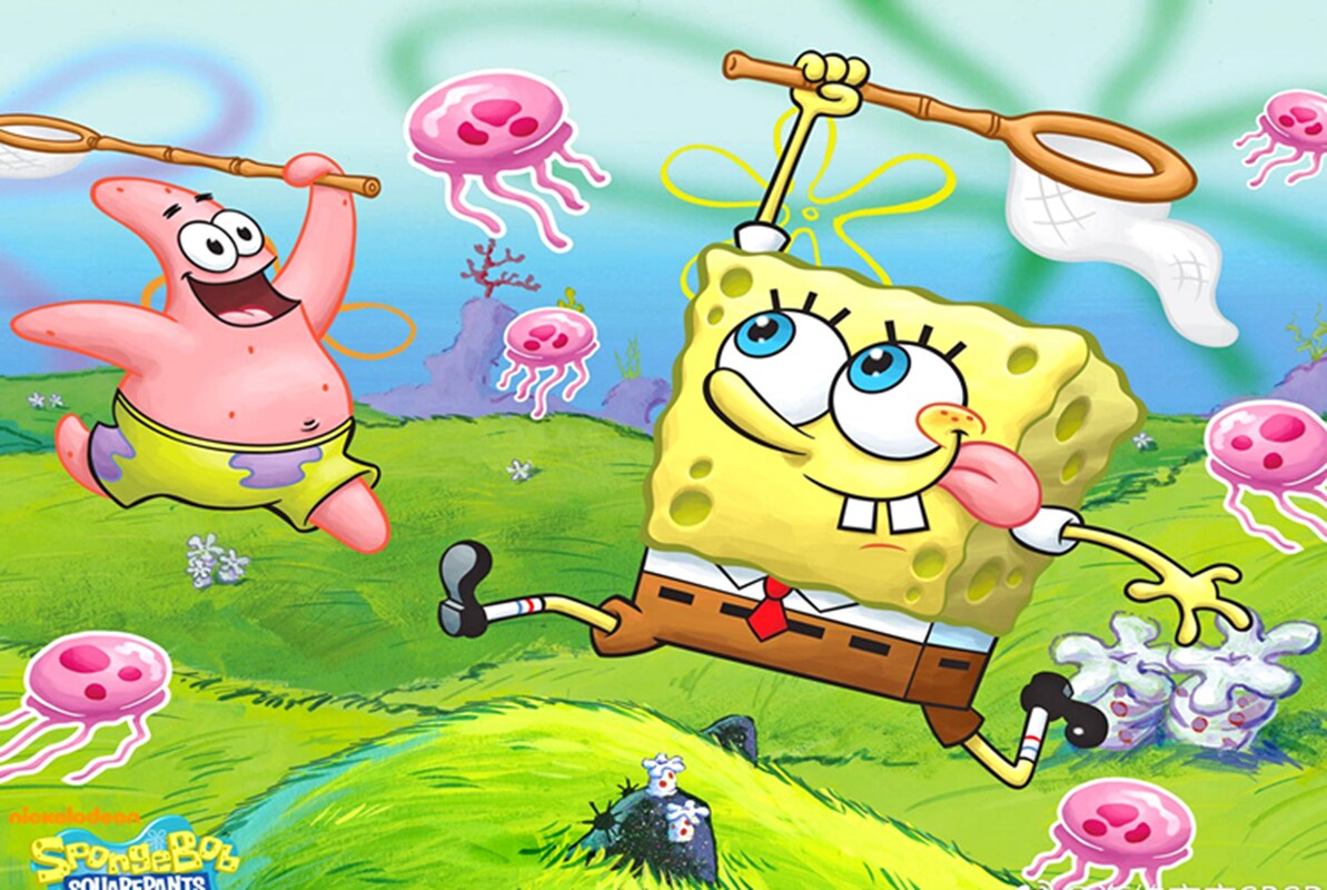 拼图1000 成人高难度木质拼图儿童益智力玩具卡通动漫海绵宝宝