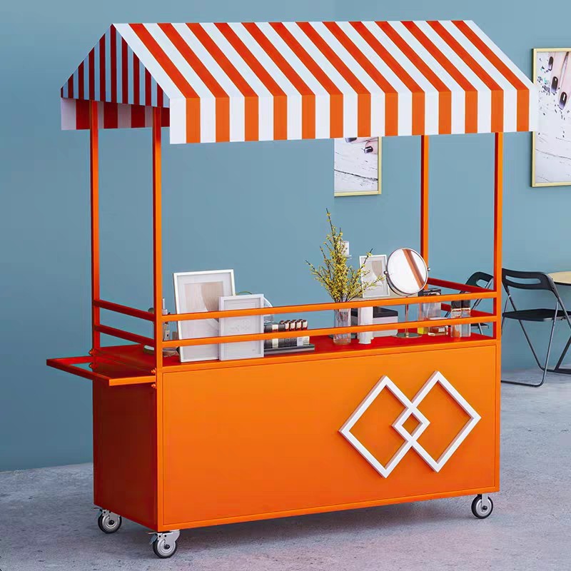 网红夜市摆摊车铁艺集市商场小推车试吃餐车泡面冰粉摊位小吃车,商业/办公家具,促销架/促销车/摊位架,淘宝优惠券,粉丝福利购,淘宝优惠卷