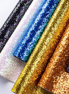 素色金葱亮片面料格利特牛津布亮光高光地毯墙布舞台KTV饰品鞋子