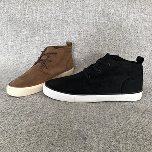外贸2021四季款系带高帮男鞋休闲板鞋大码鞋F869