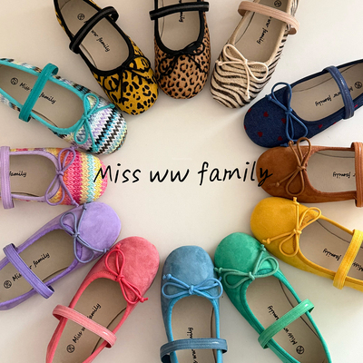 Miss ww family女童公主鞋2026新款软底芭蕾舞鞋玛丽珍