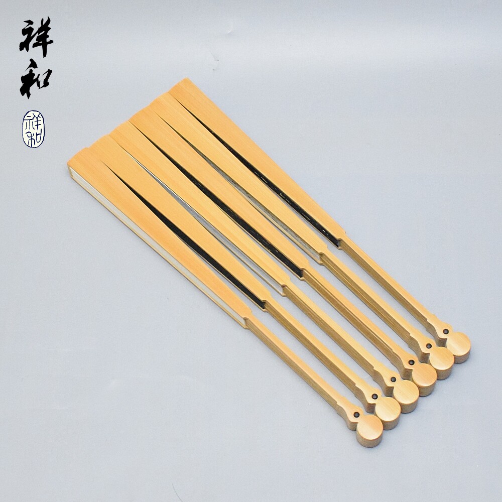 祥和扇坊手工玉竹葫芦头折扇