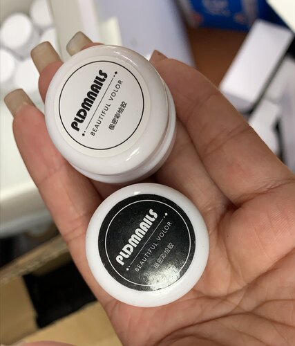 普兰德美彩绘胶美甲卡通饱和度高一笔上色拍拍胶转印胶黑白色5克