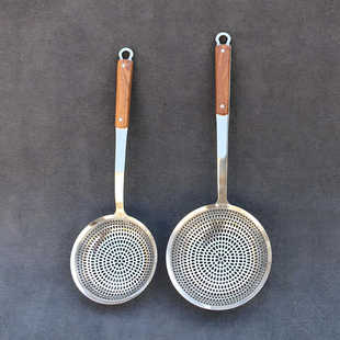 漏勺家用厨房304不锈钢食品级大号捞饺子笊篱过滤网加厚捞面漏勺