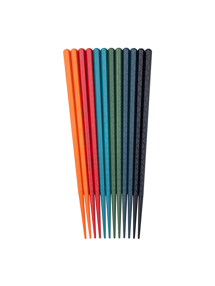 苏泊尔日式健康筷.分色6双装