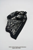British original/classic Paisley cashew flower cotton small square scarf, headscarf, headband, scarf, bandana thumbnail 3