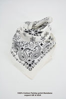British original/classic Paisley cashew flower cotton small square scarf, headscarf, headband, scarf, bandana thumbnail 7