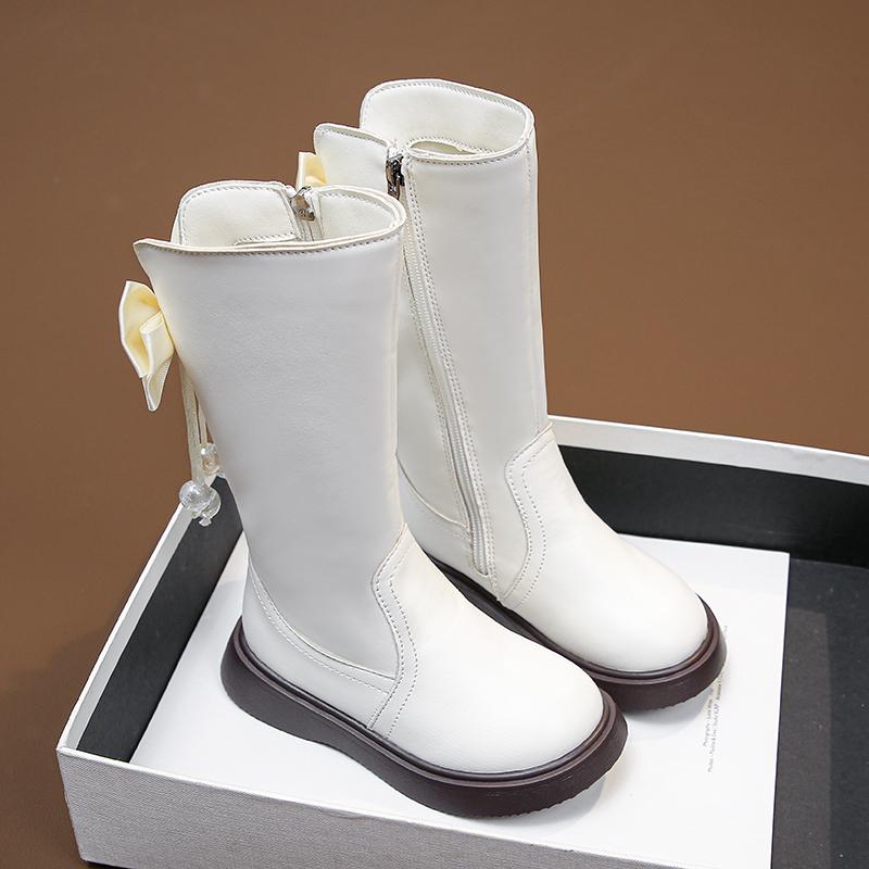 儿童皮靴宝宝童鞋小女孩鞋马丁靴