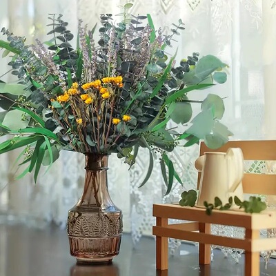 OZone TUME跨境淋浴热销薰衣草天然新鲜桉树茎淋浴装饰植物