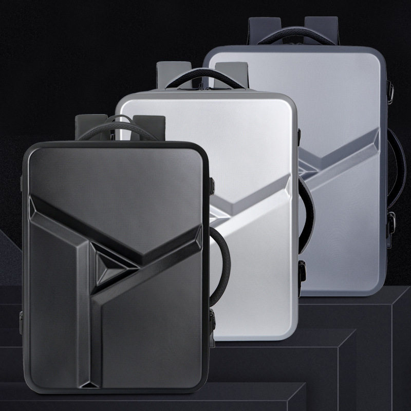 防水双肩背包硬拓展出差手提笔记本17寸电脑包多功能干湿分离旅行