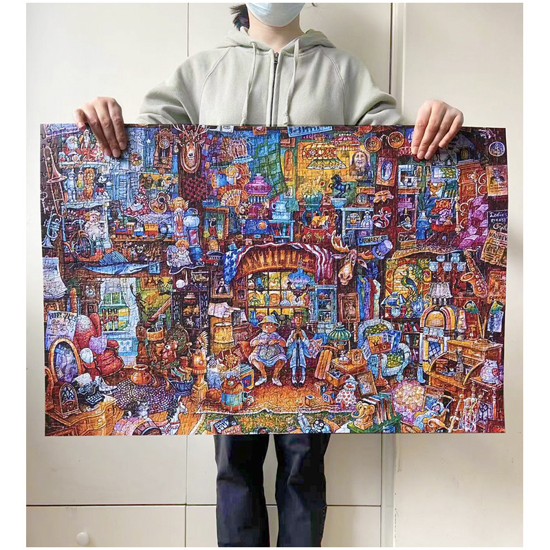 VOX拼图1000片拼装玩具高级益智玩具解闷潮玩PUZZLE玩具成人减压