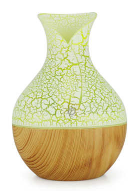 5V家用加湿器usb迷你130ml裂纹花瓶USB供电雾化器喷雾静音空气