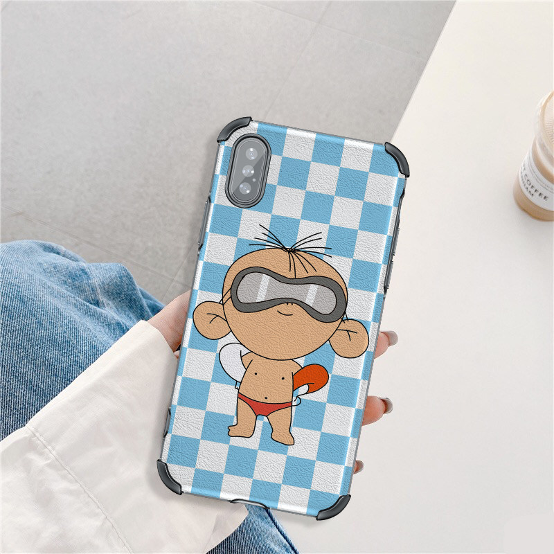 儿童动漫大耳朵图图适用苹果13Pro Max  15p14 15 16promax6/7 8plus可爱手机壳