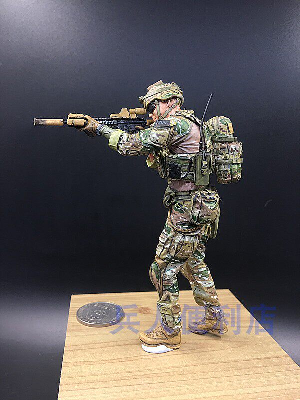 1/16树脂兵人模型现代美国陆军特种作战士兵