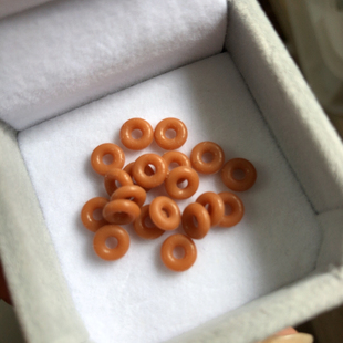 A740 硅胶隔珠片防滑橡皮橡胶圈DIY手链项链垫片定位环6mm