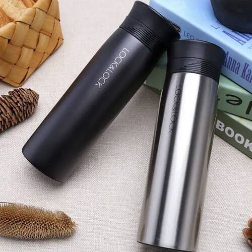 乐扣乐扣304不锈钢保温杯带茶隔