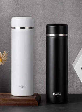 日本木吉乇mojito316L不锈钢保温杯办公车载茶杯水杯商务500ml