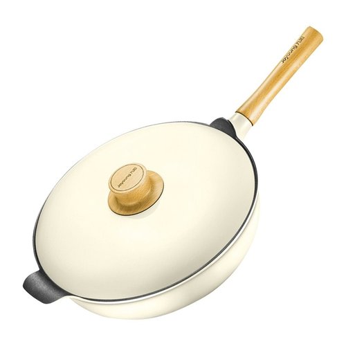 九阳不粘锅轻奢派无油烟超轻炒锅