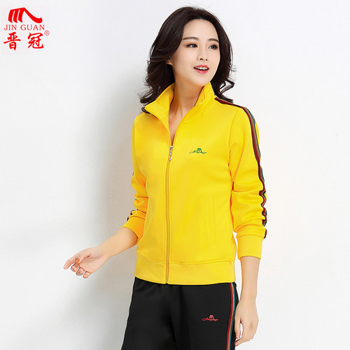 晋冠2025新款加大码胖mm动服上衣