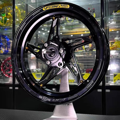 FJN幸运星10寸/12寸2.5J铸造轮毂小牛劲战九号极核前轮毂非MFZ