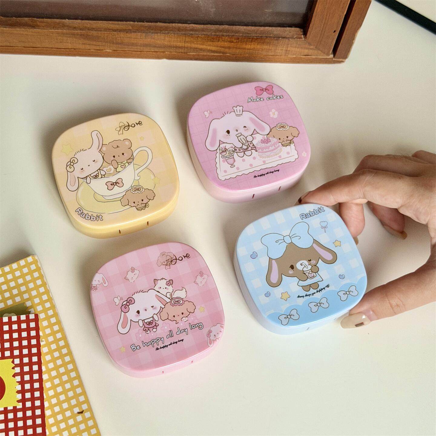 Mend Rabbit像鱼可爱隐形眼镜盒子伴侣盒护理美瞳盒便携as3212,ZIPPO/瑞士军刀/眼镜,隐形眼镜伴侣盒,淘宝优惠券,粉丝福利购,淘宝优惠卷