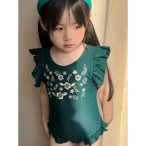 Милый брендовый детский купальник для девочек, популярно в интернете, в западном стиле