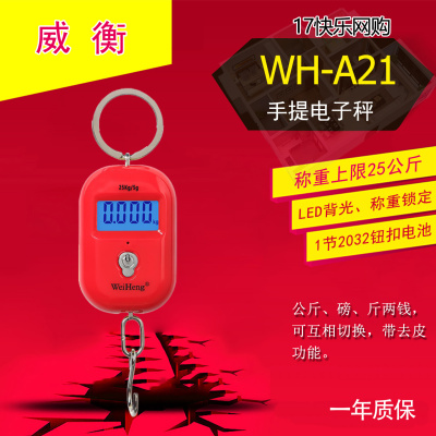 威衡手提电子秤电池款WH-A21