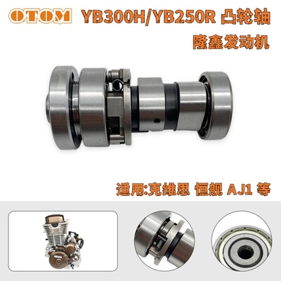 隆鑫YB300H/YB250R凸轮轴