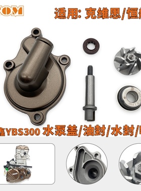 隆鑫YBS300水泵盖水泵叶轮水泵轴水泵油封机械水封适用恒舰克维思