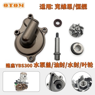 隆鑫YBS300水泵盖水泵叶轮水泵轴水泵油封机械水封适用恒舰克维思