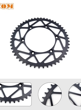 OTOM链盘适用川崎KX250F KX450F铃木RMZ250520牙盘改装轻量化50齿